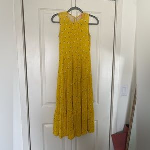 Yellow Tiered Kate Soade Dress